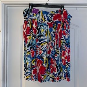 Summery below the knee skirt